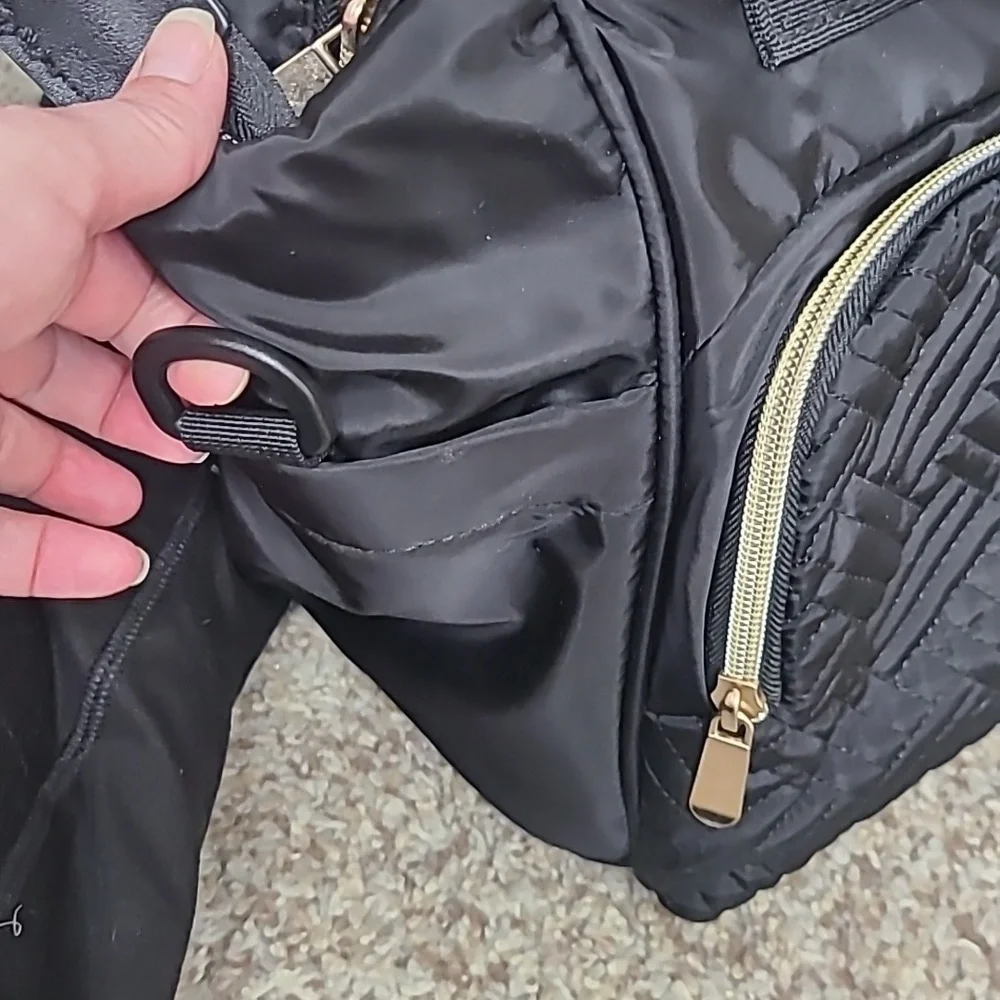 Tourit Black Quilted Lunch Bag